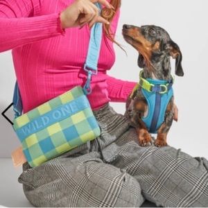 Wild one Isaac Mizrahi dog treat Pouch, cross body, Limited Edition